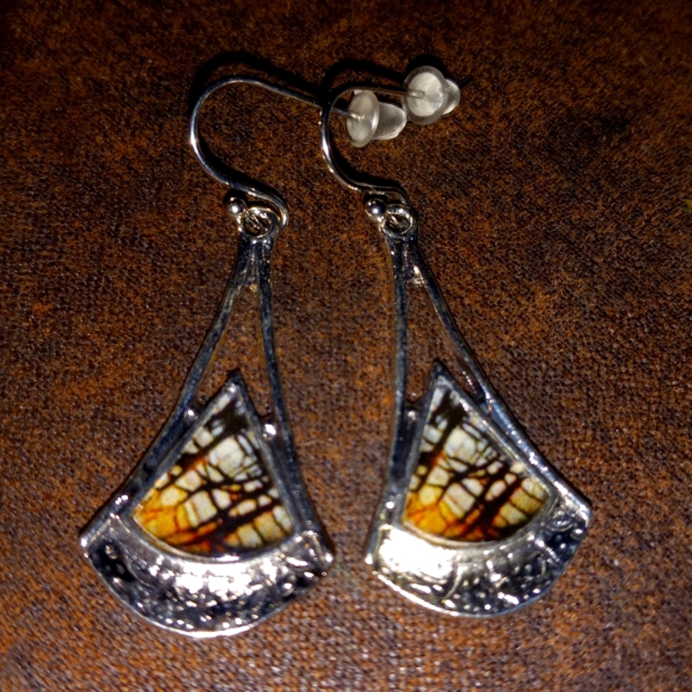 Crystal teardrop dangle earrings #12